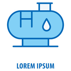 Fototapeta premium Tanker Icon simple and easy to edit for your design elements