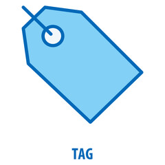 tag Icon simple and easy to edit for your design elements