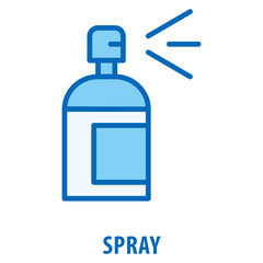 Spray Icon simple and easy to edit for your design elements