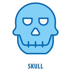 Skull Icon simple and easy to edit for your design elements