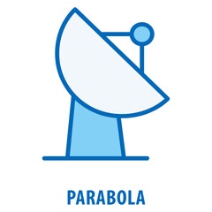 Parabola Icon simple and easy to edit for your design elements