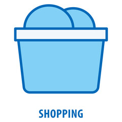 Shopping Icon simple and easy to edit for your design elements