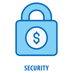 Security Icon simple and easy to edit for your design elements