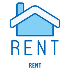 Rent Icon simple and easy to edit for your design elements