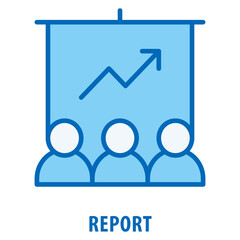 Report Icon simple and easy to edit for your design elements