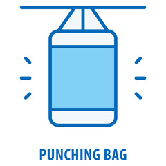 Punching Bag Icon simple and easy to edit for your design elements