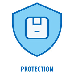 Protection Icon simple and easy to edit for your design elements