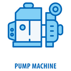 pump machine Icon simple and easy to edit for your design elements