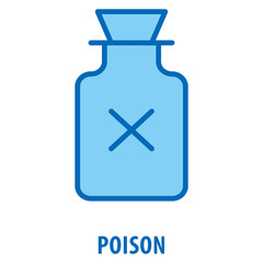 Obraz premium Poison Icon simple and easy to edit for your design elements