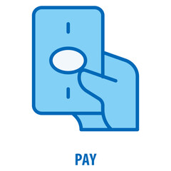 Pay Icon simple and easy to edit for your design elements