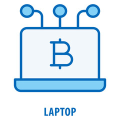 Laptop Icon simple and easy to edit for your design elements