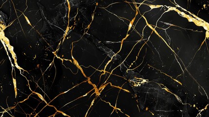 Black marble luxury, white with gold streaks, website background 