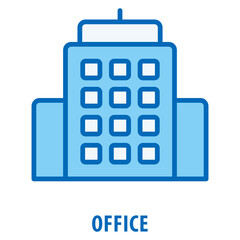 Office Icon simple and easy to edit for your design elements