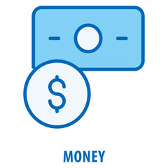 Money Icon simple and easy to edit for your design elements
