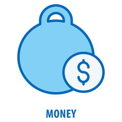 Money Icon simple and easy to edit for your design elements