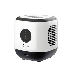 Fototapeta premium Advanced Ultrasonic Pest Repeller Organizer Isolated on Transparent Background