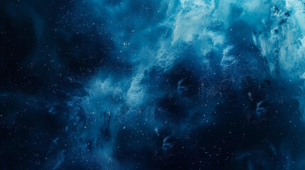 Deep space watercolor background, rich navy and black gradients, bright stars and glowing nebula, abstract patterns, vast empty space for text 