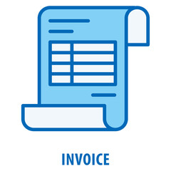 Invoice Icon simple and easy to edit for your design elements