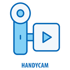 Handycam Icon simple and easy to edit for your design elements