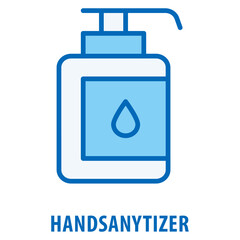 Handsanytizer Icon simple and easy to edit for your design elements