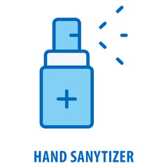 Hand Sanytizer Icon simple and easy to edit for your design elements