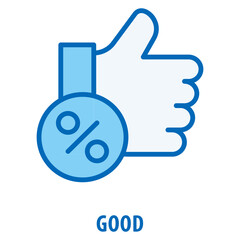 Good Icon simple and easy to edit for your design elements