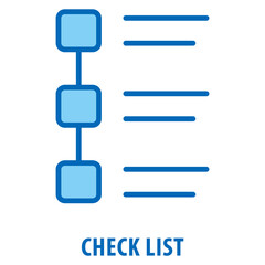 Obraz premium Check List Icon simple and easy to edit for your design elements
