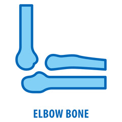 elbow bone Icon simple and easy to edit for your design elements