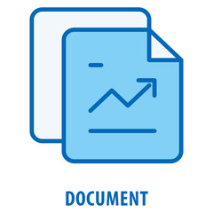 Document Icon simple and easy to edit for your design elements