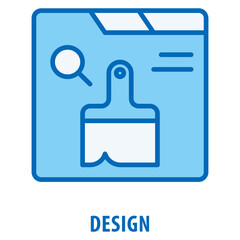 Obraz premium Design Icon simple and easy to edit for your design elements