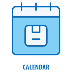 Calendar Icon simple and easy to edit for your design elements