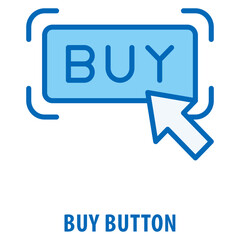 Buy Button Icon simple and easy to edit for your design elements