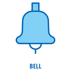 Bell Icon simple and easy to edit for your design elements