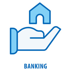 Obraz premium Banking Icon simple and easy to edit for your design elements