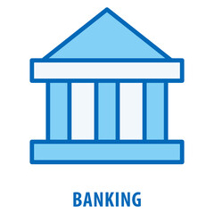 Banking Icon simple and easy to edit for your design elements