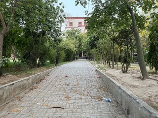 Car parking area in hospital