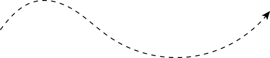 Charcoal arrows vector icons set. Hand drawn dotted arrows. Hand drawn freehand different curved lines, swirls arrows. Doodle marker.