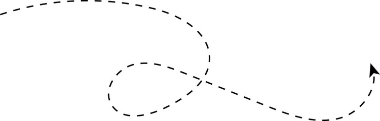 Charcoal arrows vector icons set. Hand drawn dotted arrows. Hand drawn freehand different curved lines, swirls arrows. Doodle marker.