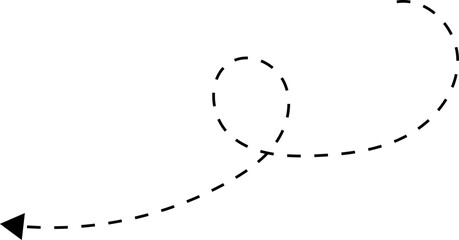 Charcoal arrows vector icons set. Hand drawn dotted arrows. Hand drawn freehand different curved lines, swirls arrows. Doodle marker.