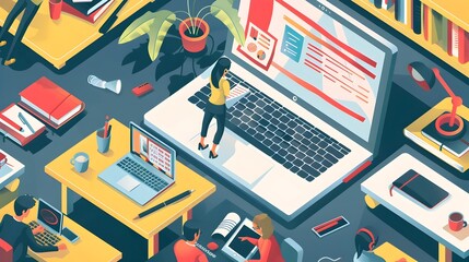 Modern Online Education Platform with Accessible Courses and Interactive Quizzes for Global Students