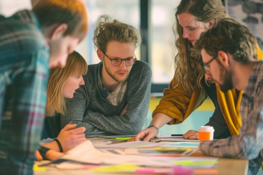 Team Building Workshop with Professionals Engaging in Critical Thinking and Problem Solving Activities