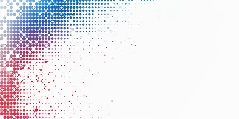 Winsome abstract technology background with blue and red dots, symbolizing advanced digital design or futuristic tech concept Generative AI
