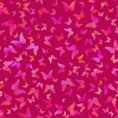 Gradients animals seamless butterfly pattern for fabrics and linens and wrapping
