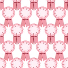 Pink rosette award pattern for hobbyhorsing