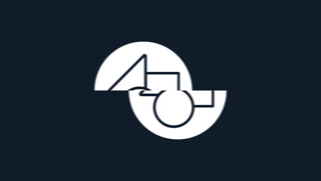 Simple Split Text And Logo Reveal