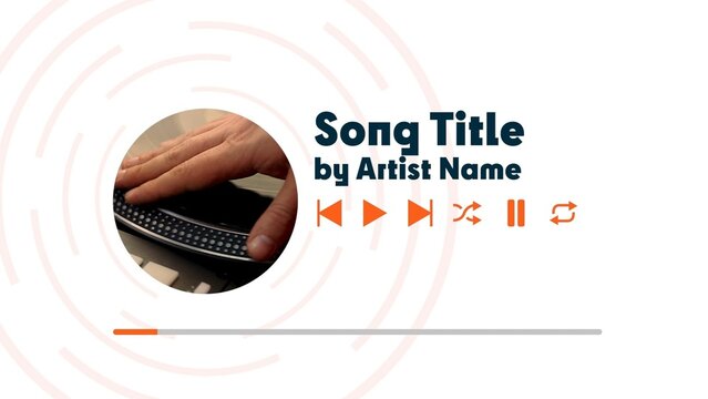 Modern Music Player Template