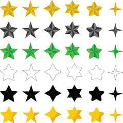 vector stars.Star Icons