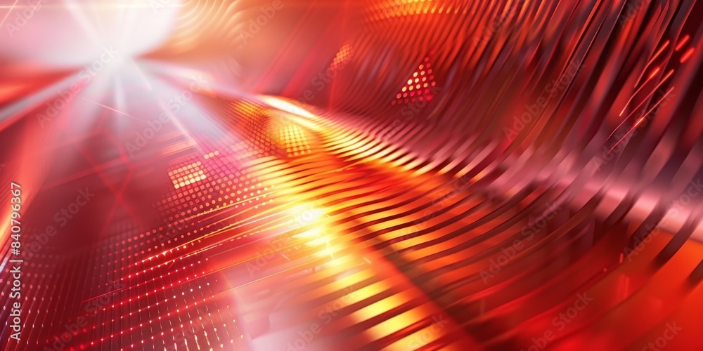 Leinwandbilder high-tech background with dynamic gradients and geometric shapes, ideal for showcasing futuristic co