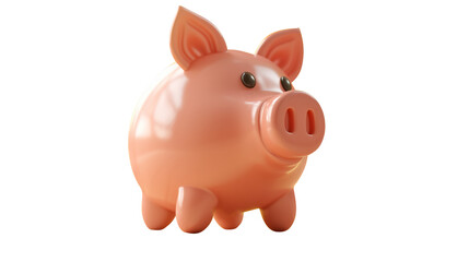 Fototapeta premium 3D piggy bank icon