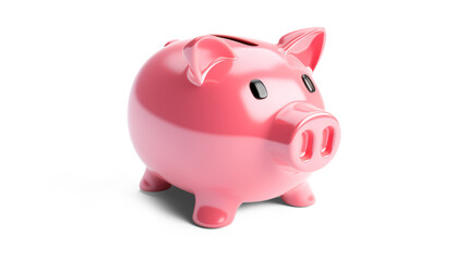 3D piggy bank icon